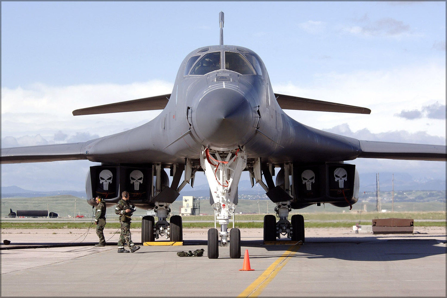 Poster, Many Sizes Available; B-1 Lancer Bomber Ellsworth Air Force Base, South Dakota