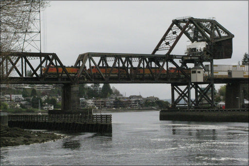 Poster, Many Sizes Available; Great Northern Railway Bridge Seattle