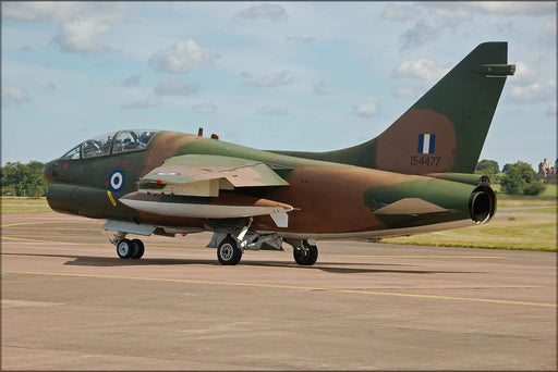 Poster, Many Sizes Available; Greek Air Force Ltv Ta 7G Corsair Ii Departs Riat Fairford 14Thjuly2014 Arp