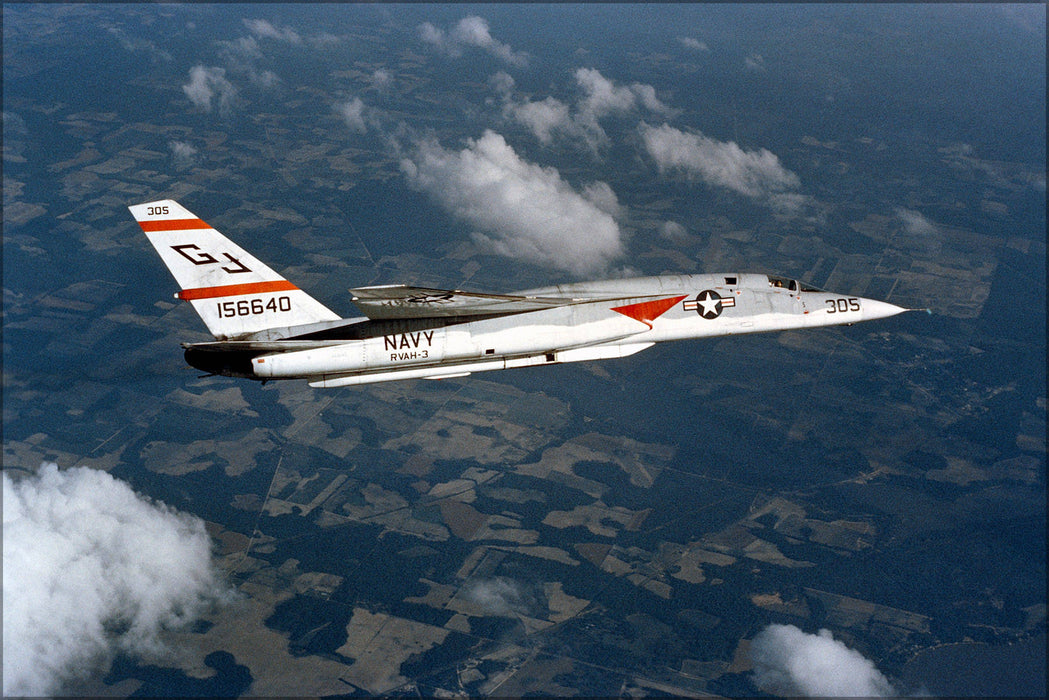 Poster, Many Sizes Available; (Rvah-3) North American Ra-5C Vigilante 1976