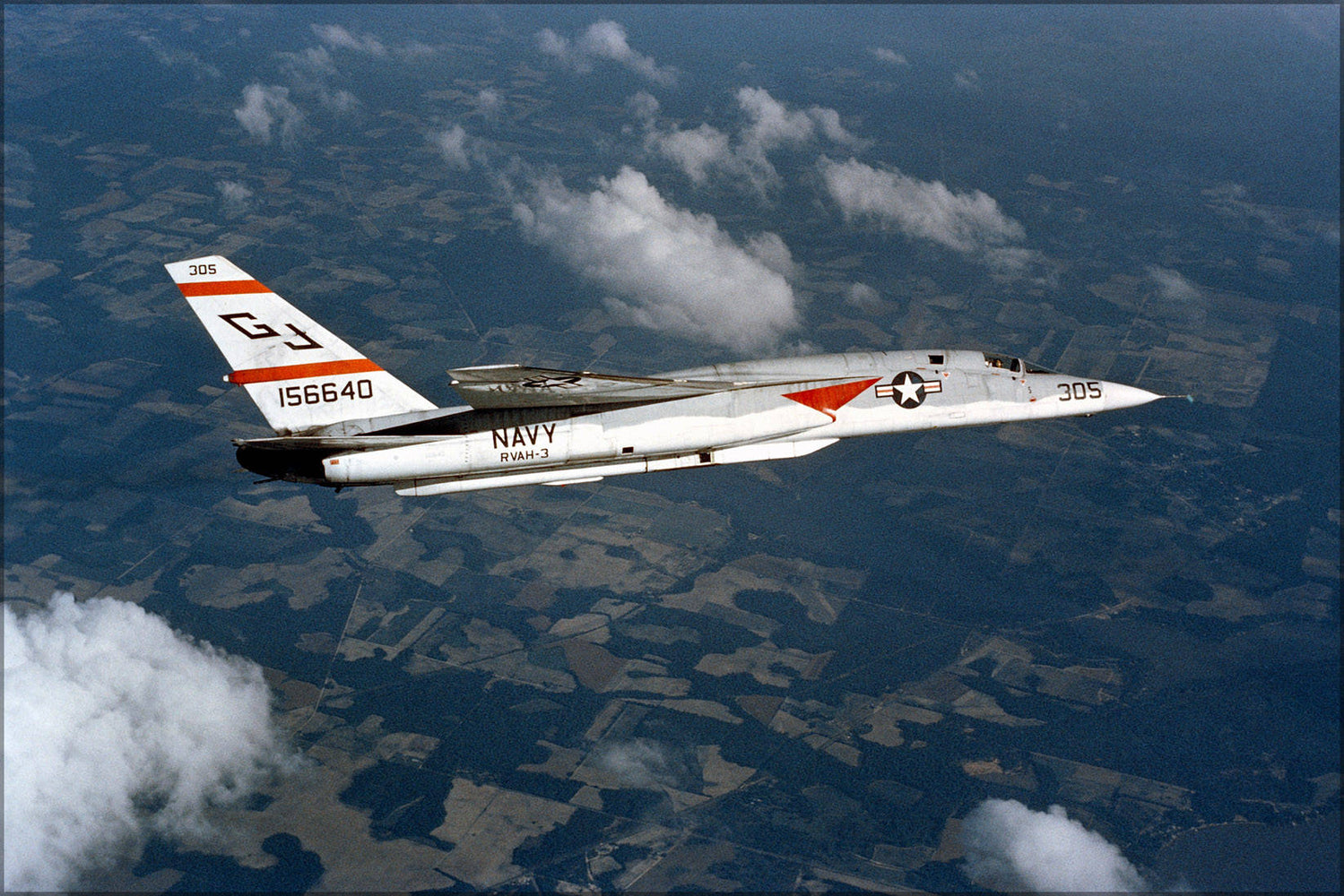 Poster, Many Sizes Available; (Rvah-3) North American Ra-5C Vigilante 1976
