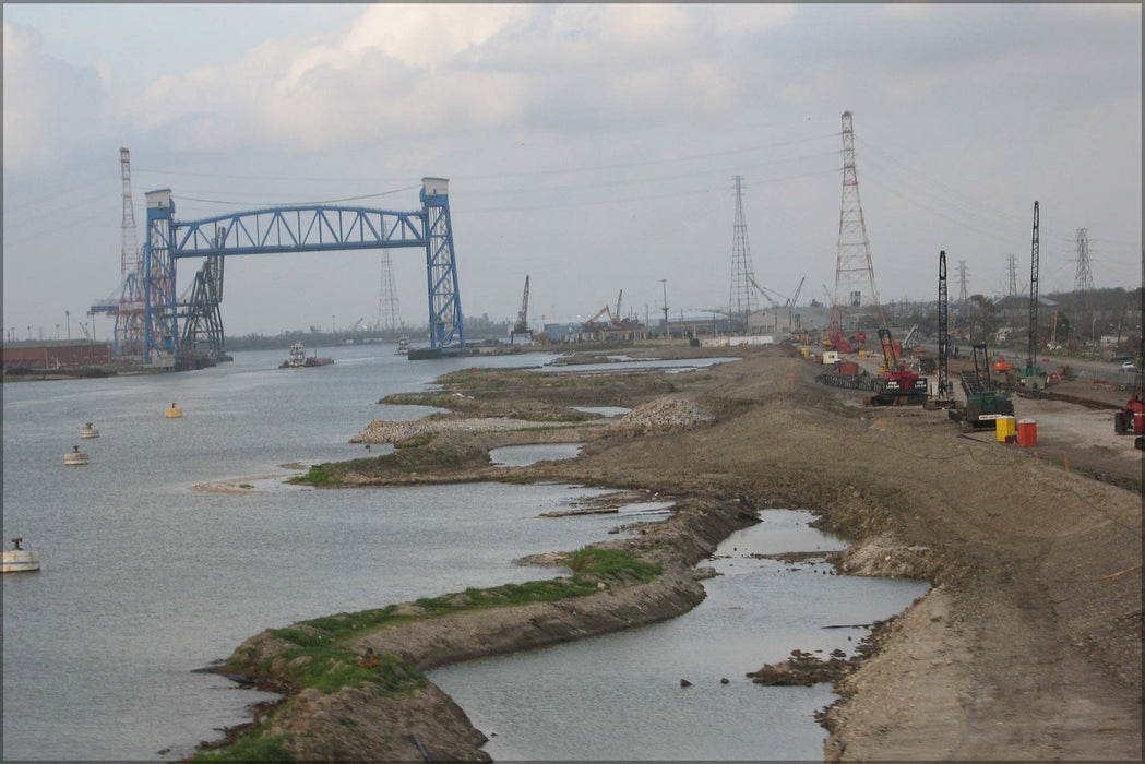 Poster, Many Sizes Available; Industrial Canal Post Katrina