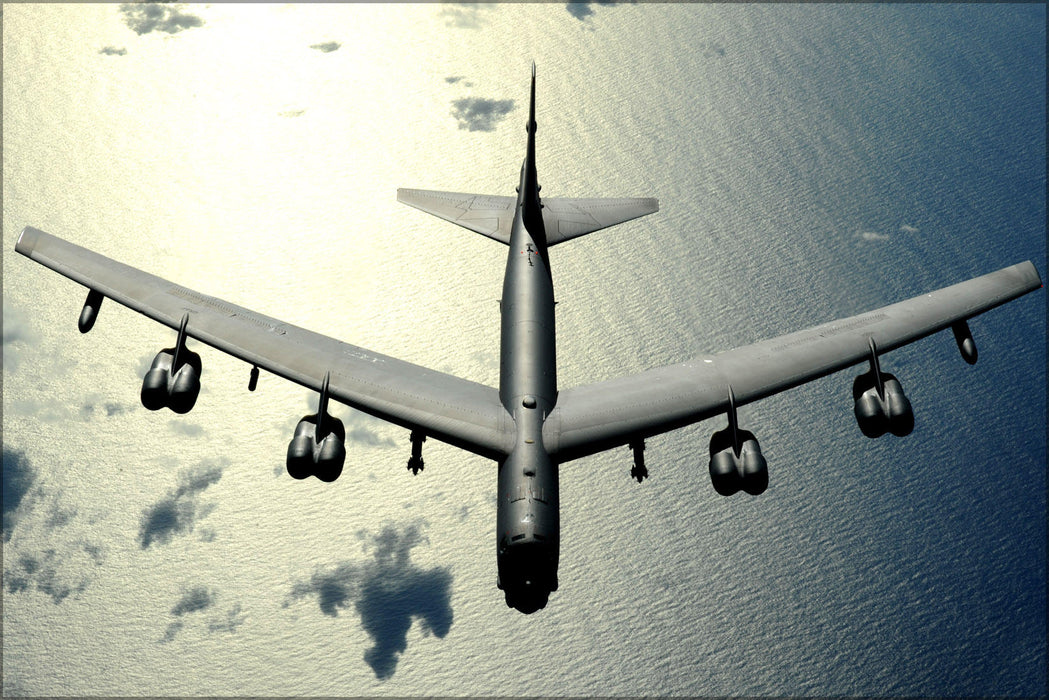 Poster, Many Sizes Available; B-52 Stratofortress Aircraft Out Of Minot Air Force Base, N.D