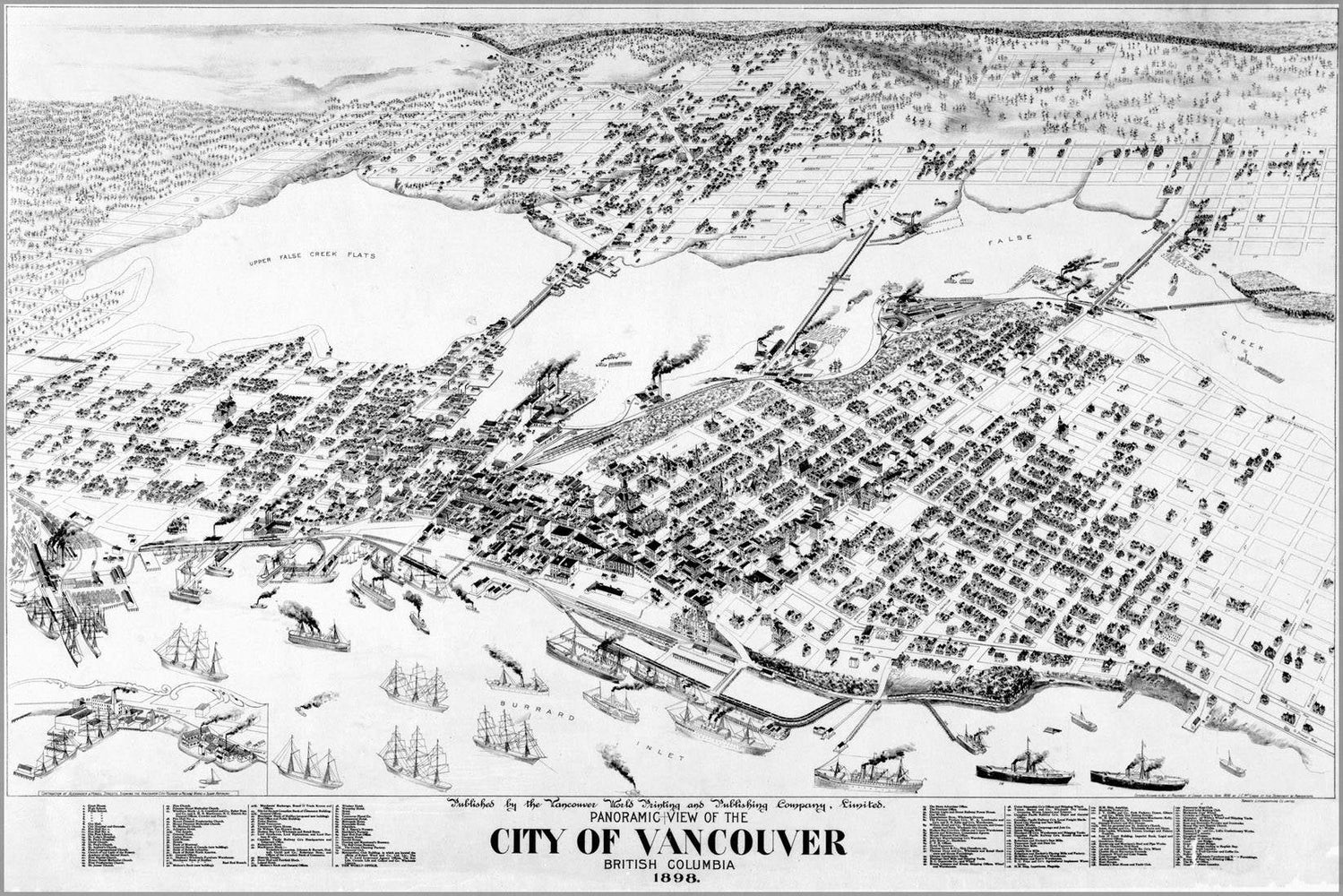 Poster, Many Sizes Available; 1898 Van Pan Map