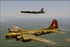 Poster, Many Sizes Available; B-52 Stratofortress In Formation With A B-17 Flying Fortress