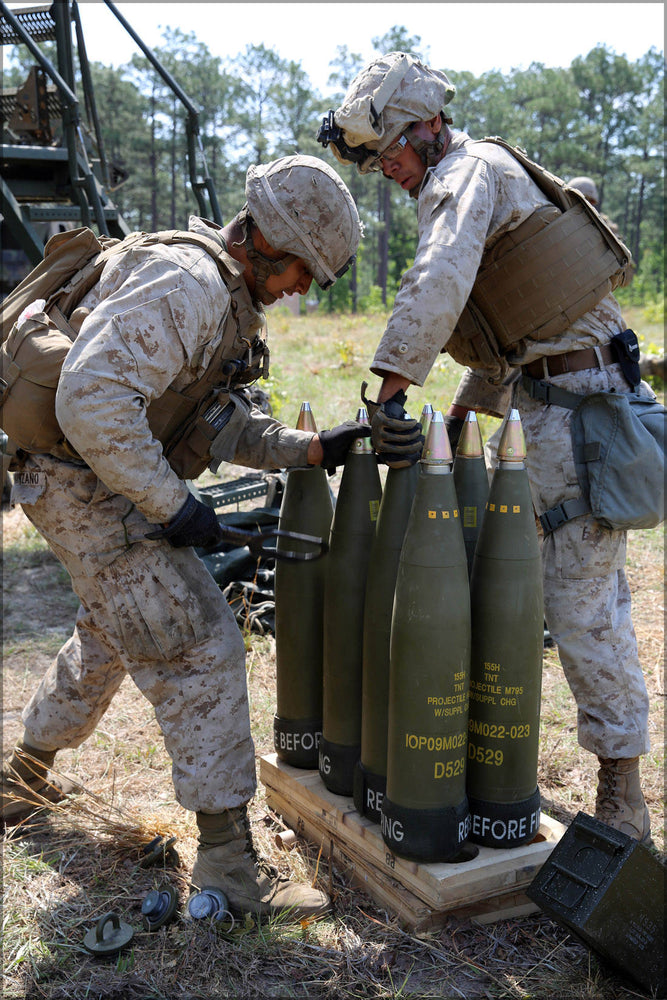 Poster, Many Sizes Available; 10Th Marines Battle For Top Gun Title, Bragging Rights 140506 M Py808 021