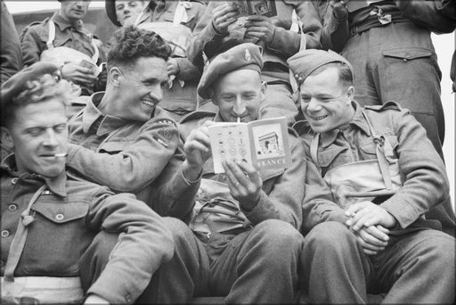 Poster, Many Sizes Available; 51St Highland Division, Aboard Landing Craft, D-Day Normandy