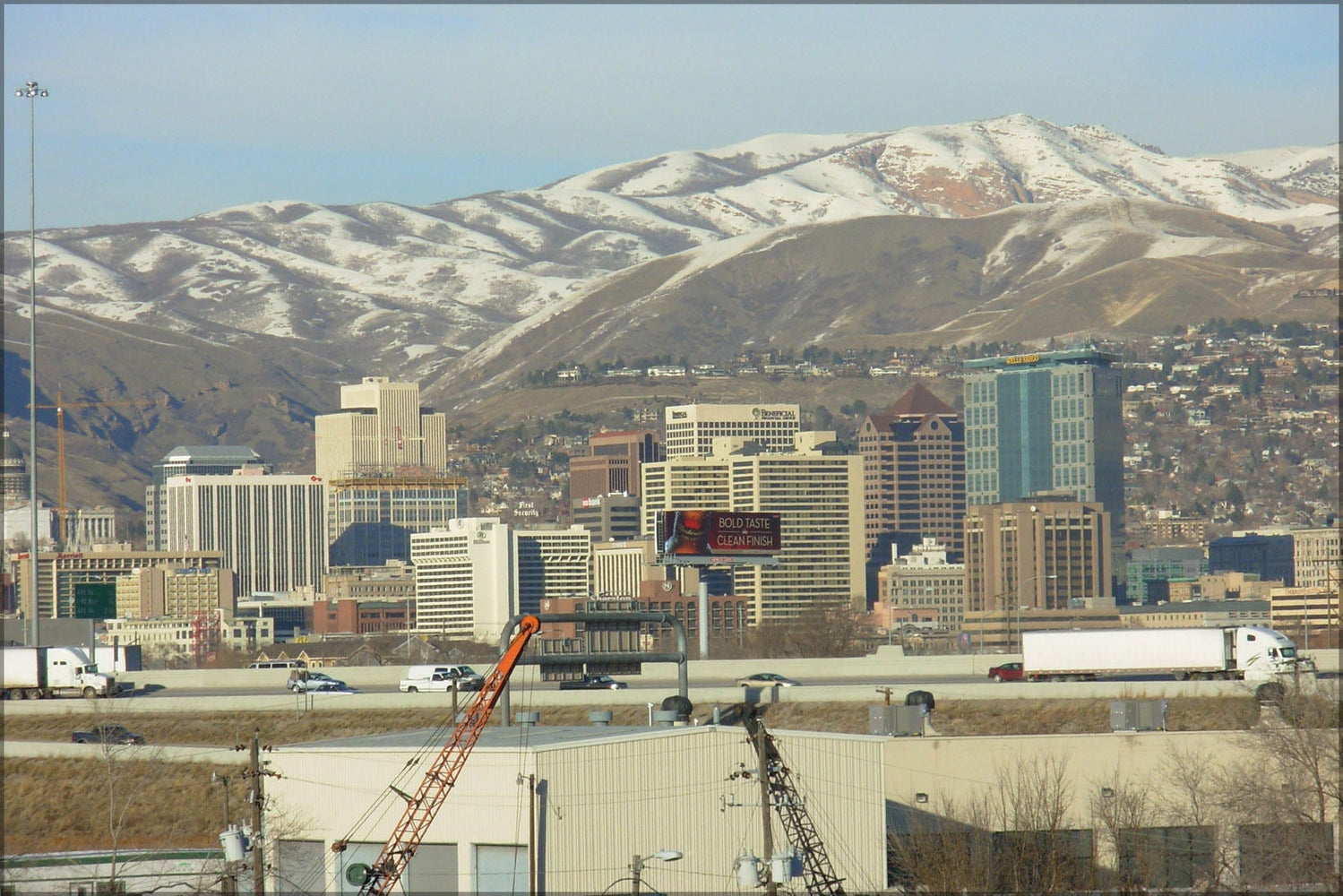 Poster, Many Sizes Available; 2006 Salt Lake City, Utah Mountains