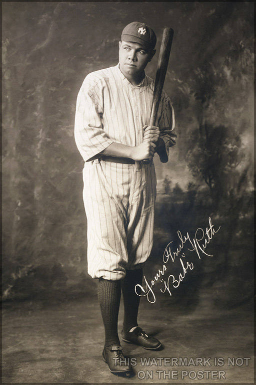 Poster, Many Sizes Available; Babe Ruth,