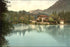 Poster, Many Sizes Available; Badersee With Hotel, Upper Bavaria, Germany 1890 Photochrom