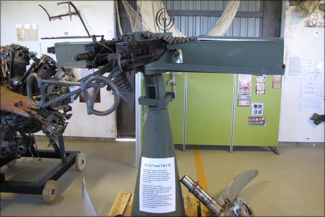 Poster, Many Sizes Available; 12,7 Torjuntakonekivaari 42 Vkt