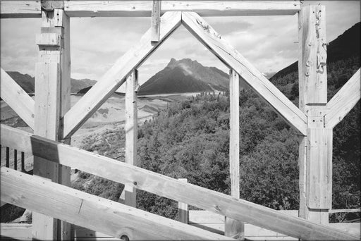 Poster, Many Sizes Available; 12. Concentration Mill Framing Detail, Looking Northwest Kennecott Copper Corporation, On Copper River Northwe