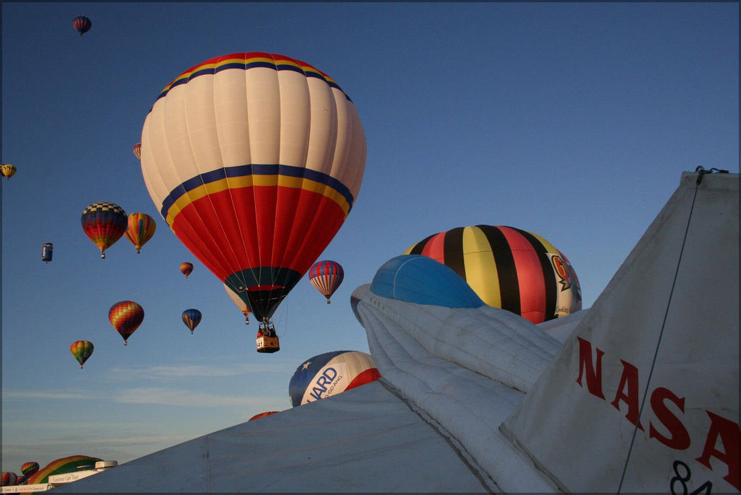 Poster, Many Sizes Available; Inflatable Half Scale Nasa Fa 18 2010 International Balloon Fiesta