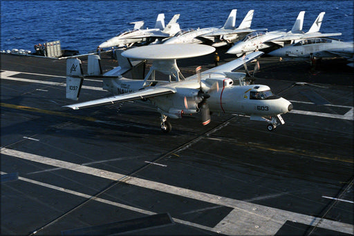 Poster, Many Sizes Available; Grumman E-2C Hawkeye Vaw-88 Cottonpickers  Uss Nimitz