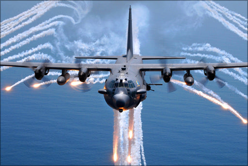 Poster, Many Sizes Available; Ac-130H Spectre Gunship 16Th Special Operations Squadron