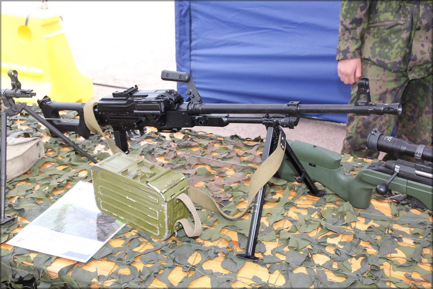 Poster, Many Sizes Available; 7,62 Kk Pkm Machine Gun Helsinki 2012