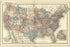 Poster, Many Sizes Available; 1878 Map Of The United States Of America