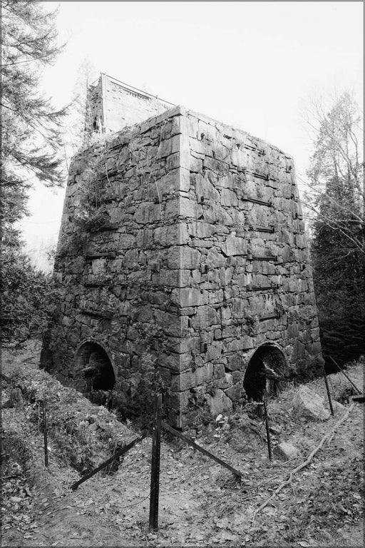 Poster, Many Sizes Available; 14. Jet Lowe, Photographer, June 1978. Mcintyre Iron Works. View Southeast Of Tower. Adirondack Iron Steel Com