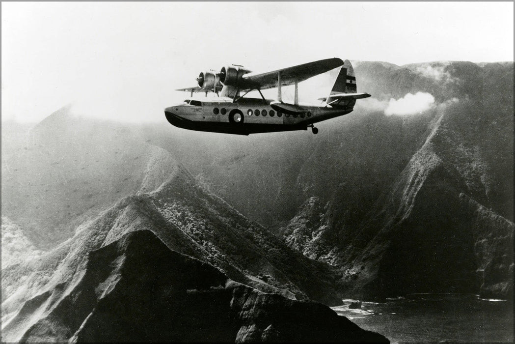 Poster, Many Sizes Available; Inter-Island Airways Sikorsky S-43 Hawaii 1935