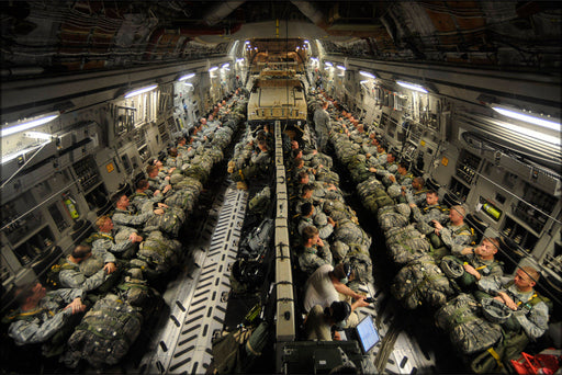 Poster, Many Sizes Available; 82Nd Airborne Division,  Air Force C-17 Globemaster Iii