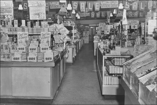 Poster, Many Sizes Available; Interior Of Katz Drug Store. Kansas City, Mo Nara 283621