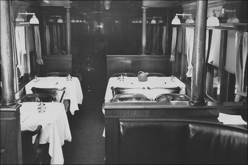 Poster, Many Sizes Available; Interior Of Railroad Cars. St. Louis Nara 283536