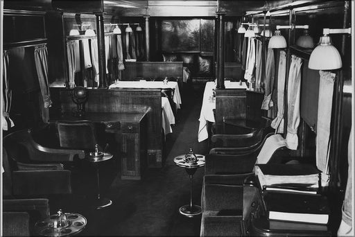 Poster, Many Sizes Available; Interior Of Railroad Train Cars. St. Louis 1955 P2