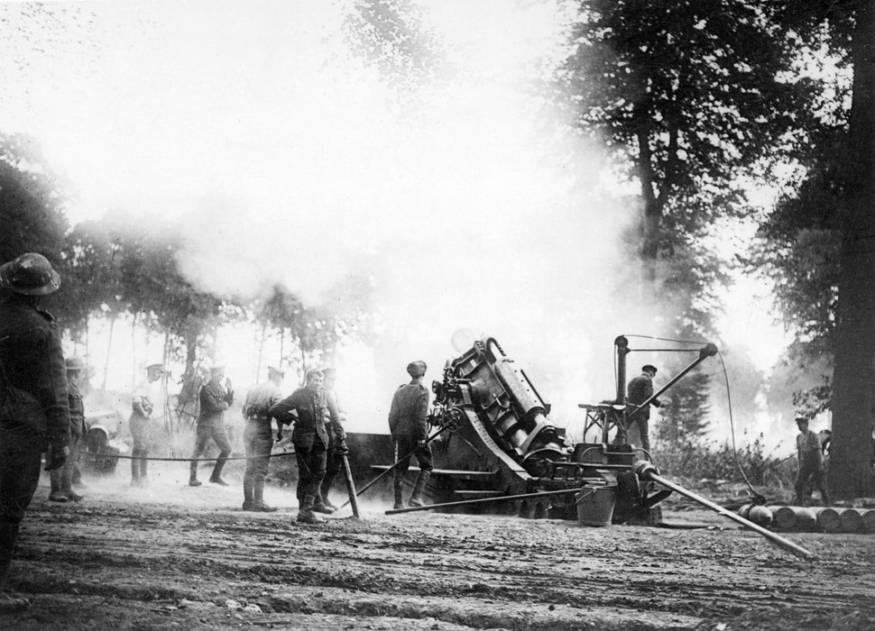 Poster, Many Sizes Available; 9.2 Inch Howitzer Firing France Wwi