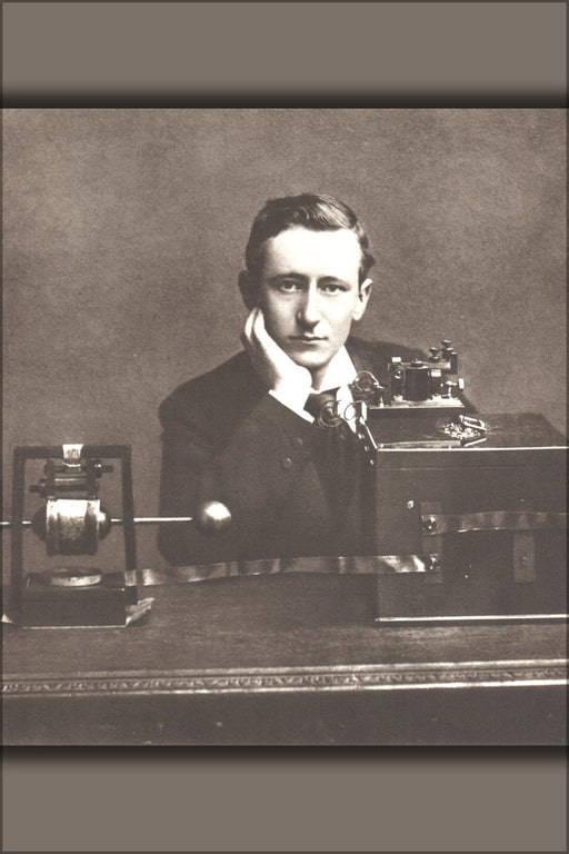 Poster, Many Sizes Available; Guglielmo Marconi Posing