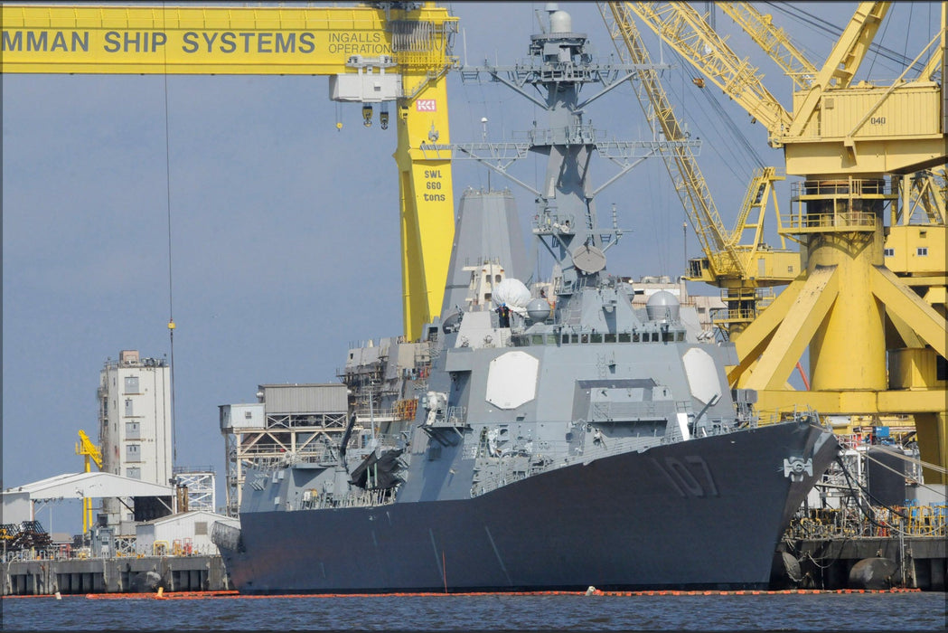 Poster, Many Sizes Available; Guided-Missile Destroyer Uss Gravely (Ddg 107)