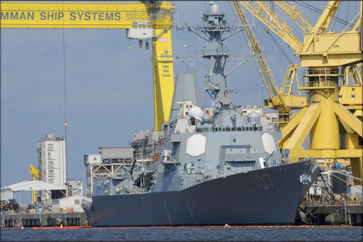 Poster, Many Sizes Available; Guided-Missile Destroyer Uss Gravely (Ddg 107)