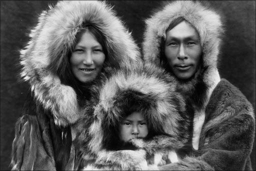 Poster, Many Sizes Available; Inuit Eskimo Family From Noatak, Alaska 1929