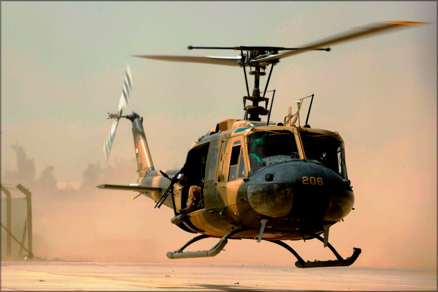 Poster, Many Sizes Available; Iraqi Air Force Uh 1H Ii Huey Helicopter