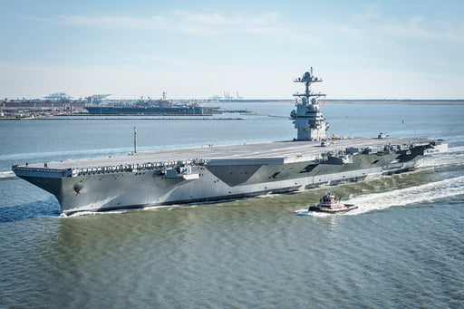 Poster, Many Sizes Available; Uss Gerald R. Ford (Cvn-78) Cvn-79 And 80 Ford Class Supercarrier