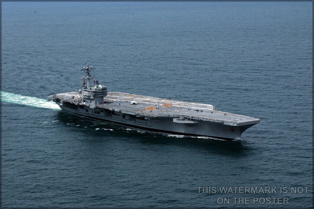 Poster, Many Sizes Available; Uss George H.W. Bush (Cvn-77)