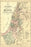 Poster, Many Sizes Available; Old Testament map palestine israel holy land 1881