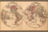 24"x36" Gallery Poster, johnsons world map 1862
