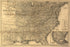 24"x36" Gallery Poster, map Atlantic Mississippi & Ohio Railroad 1867