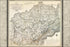 24"x36" Gallery Poster, map Chattanooga & East Tennessee Campaigns 1875
