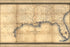 24"x36" Gallery Poster, map Georgia Alabama Arkansas Louisiana 1864