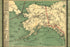 24"x36" Gallery Poster, map of Alaska and the Klondyke gold fields 1897
