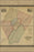 24"x36" Gallery Poster, map of Albemarle County, Virginia 1875