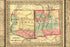 24"x36" Gallery Poster, map of Arizona and New Mexico 1867