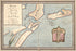 24"x36" Gallery Poster, map of Barataria Bay louisiana War of 1812 pb1812