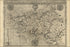 24"x36" Gallery Poster, map of Brittany France 1594