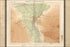 24"x36" Gallery Poster, map of Cairo egypt 1925