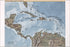 24"x36" Gallery Poster, map of Central America and the Caribbean 2002