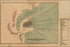 24"x36" Gallery Poster, map of Charleston Harbor 1864 fort sumter