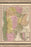 24"x36" Gallery Poster, map of Chile, La Plata and Montevideo 1844