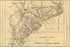 24"x36" Gallery Poster, map of Coast from Charleston to Savannah 1862